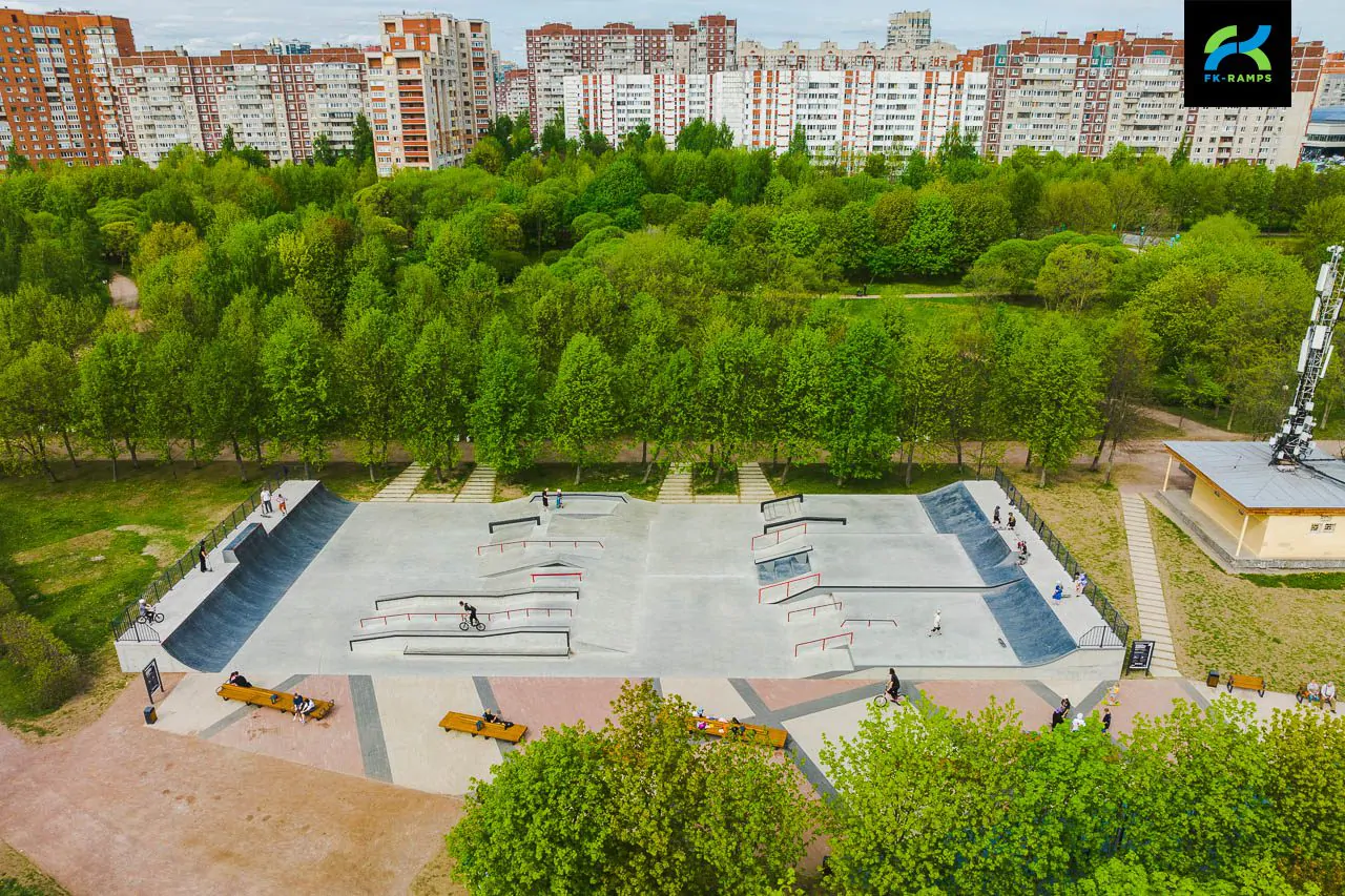 Скейт-парк в&nbsp;парке 300-летия Петербурга фото 56