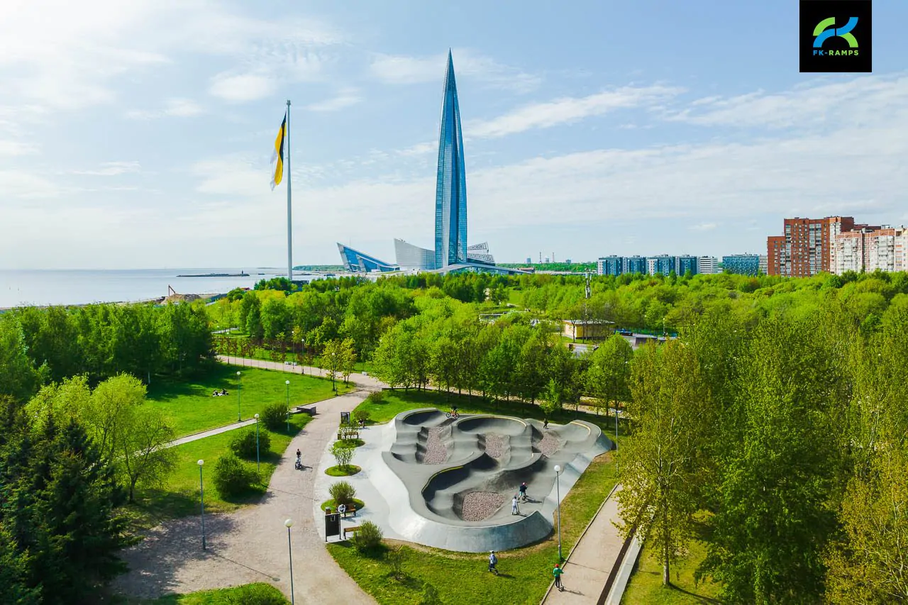 Скейт-парк в&nbsp;парке 300-летия Петербурга фото 9