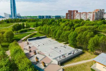 Скейт-парк в&nbsp;парке 300-летия Петербурга превью 1