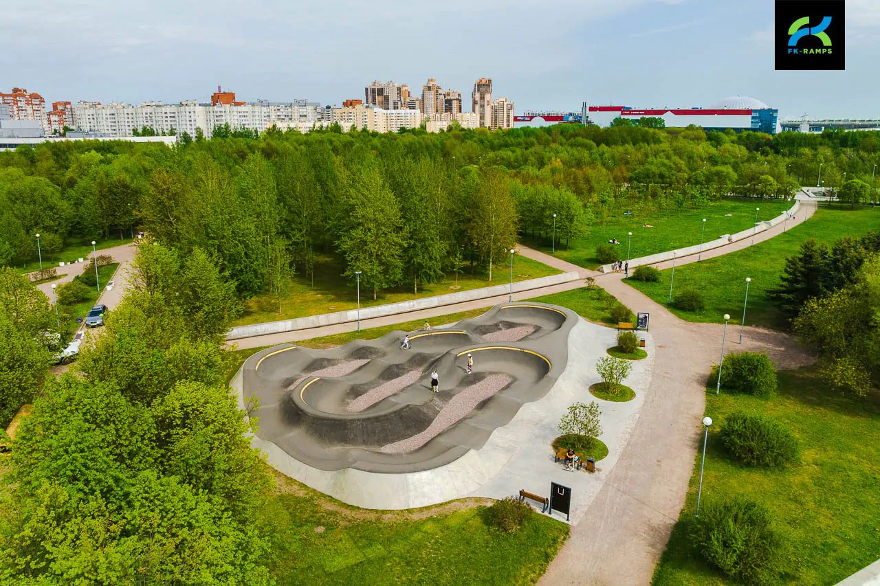 Скейт-парк в&nbsp;парке 300-летия Петербурга фото 48