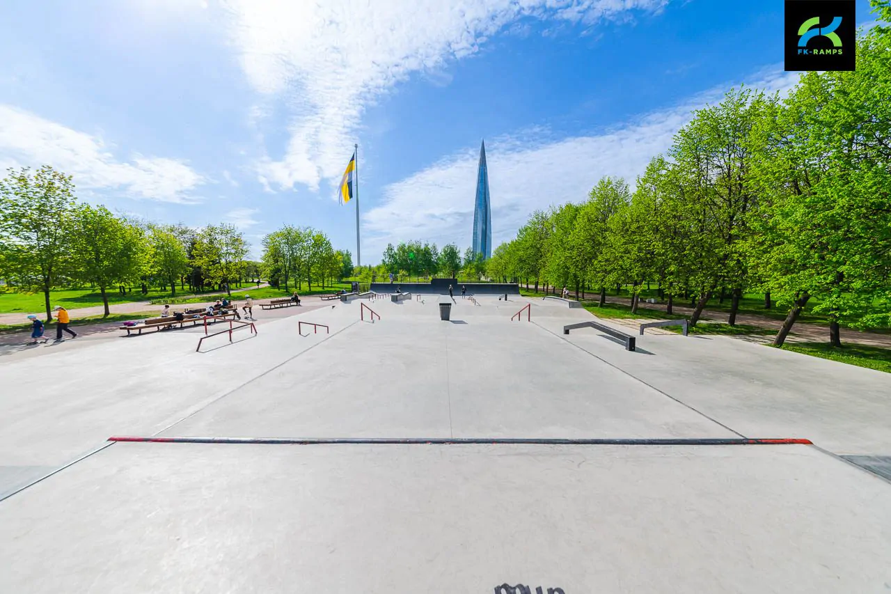 Скейт-парк в&nbsp;парке 300-летия Петербурга фото 15