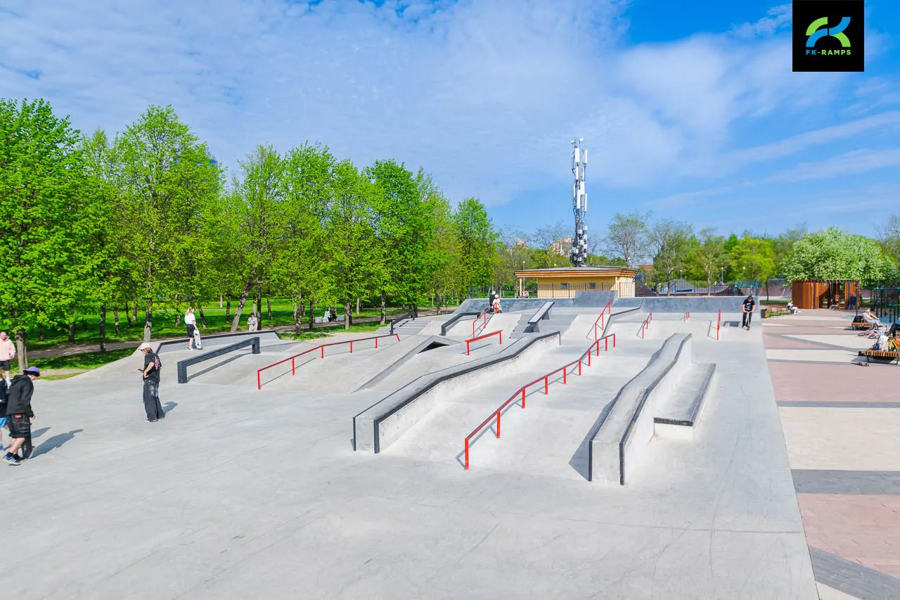 Скейт-парк в&nbsp;парке 300-летия Петербурга фото 24