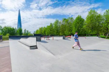 Скейт-парк в&nbsp;парке 300-летия Петербурга превью 1