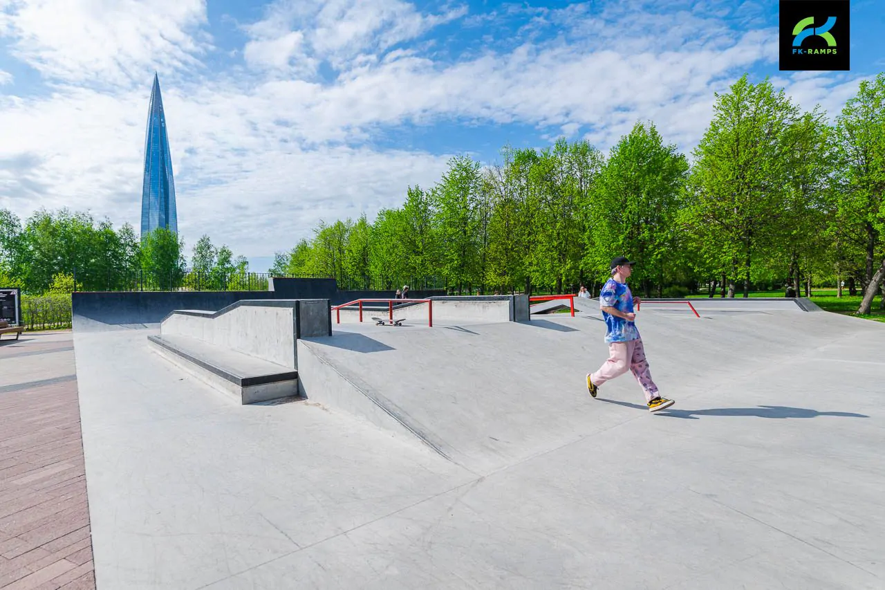 Скейт-парк в&nbsp;парке 300-летия Петербурга фото 29