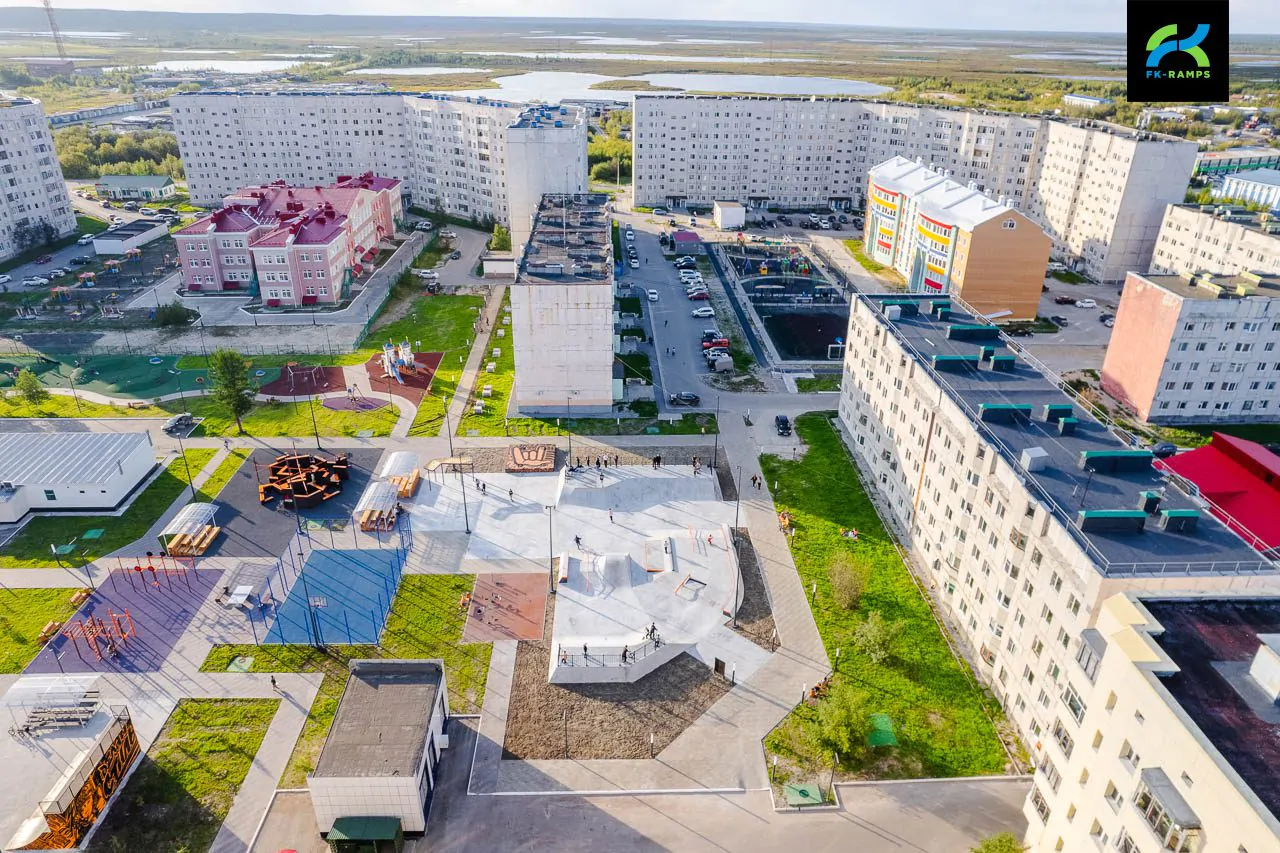 Бетонный скейт-парк в&nbsp;Надыме фото 25