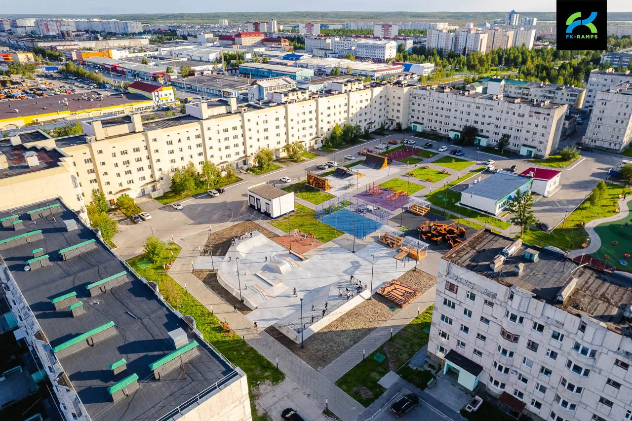 Бетонный скейт-парк в&nbsp;Надыме фото 2