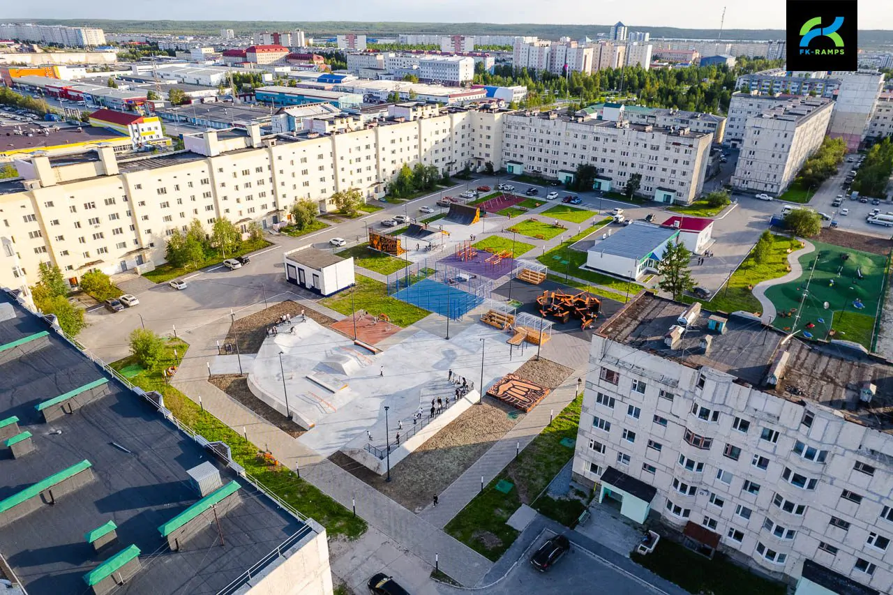 Бетонный скейт-парк в&nbsp;Надыме фото 14