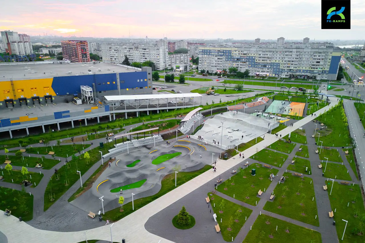 Скейт-парк и&nbsp;памп-трек в&nbsp;Череповце