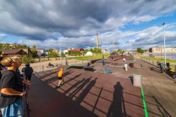 Каркасный скейт парк в Сортавале превью 1