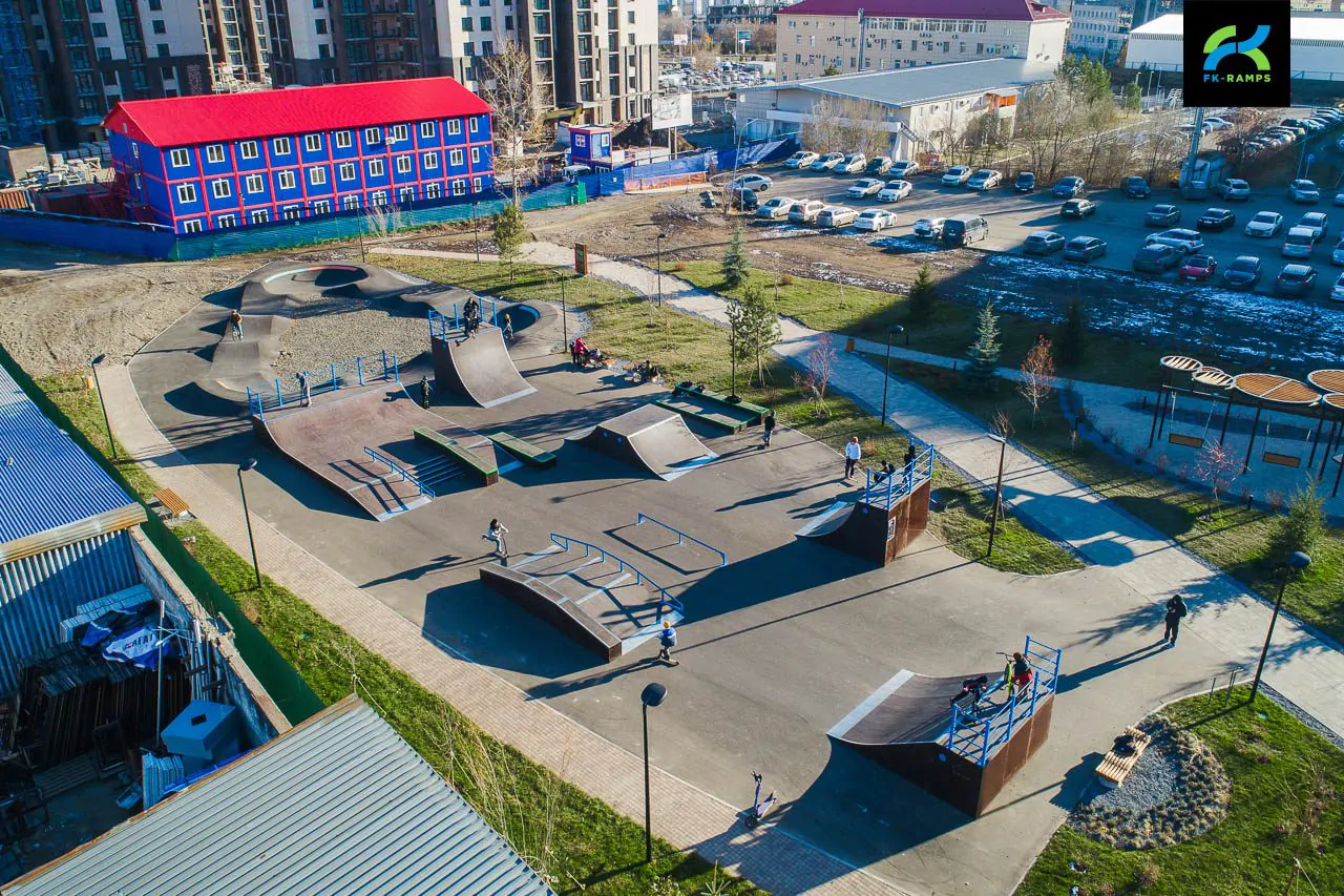 Скейт-парк и&nbsp;памп-трек ЖК&nbsp;&laquo;Барбарис&raquo; в&nbsp;Красноярске