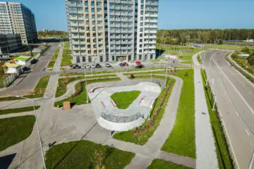 Бетонный скейт-парк ЖК Новое Пушкино превью 1