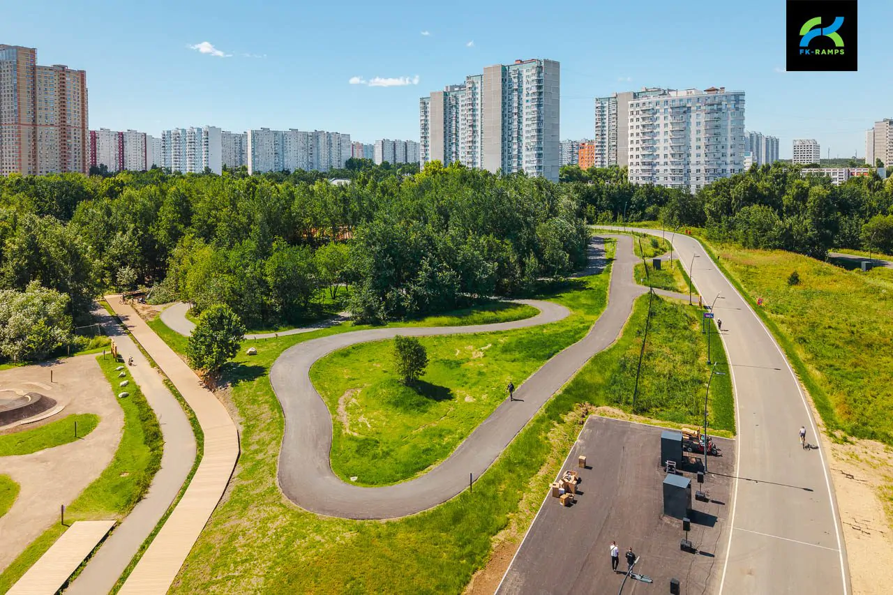 Велосипедная скилл-зона в Крылатском фото 6
