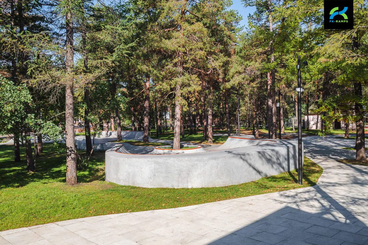 Бетонный скейт-парк в ЦПКиО Челябинска фото 10