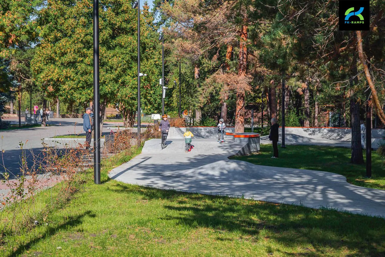 Бетонный скейт-парк в ЦПКиО Челябинска фото 26