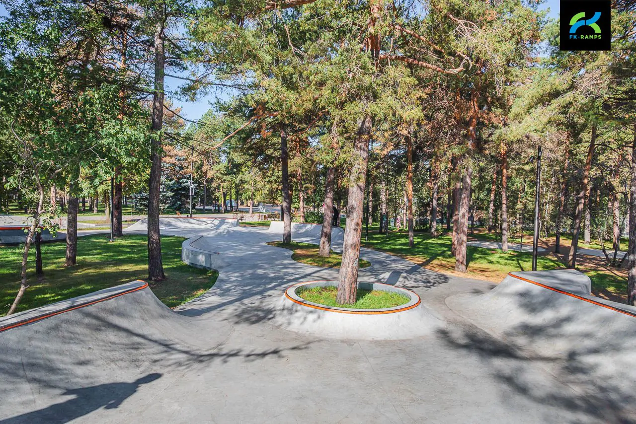 Бетонный скейт-парк в ЦПКиО Челябинска фото 5