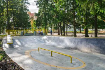 Бетонный скейт-спот в Селятино превью 1