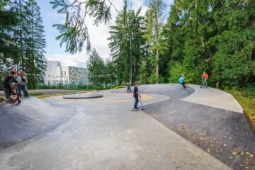 Бетонный скейт-спот в Селятино превью 1