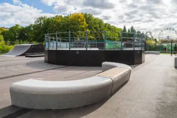 Каркасный скейт-парк в Южно-Приморском парке превью 1