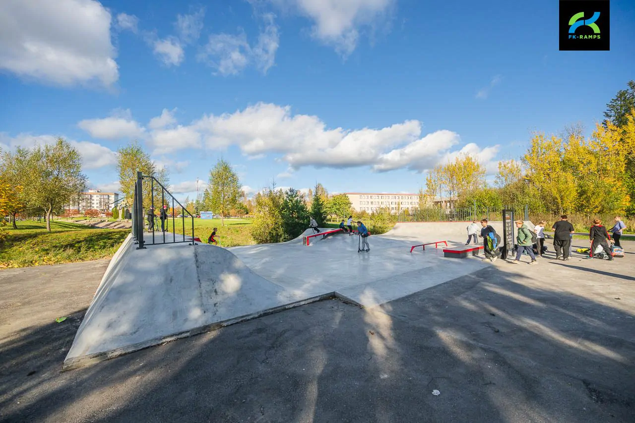 Бетонный скейт-парк в Агалатово фото 5