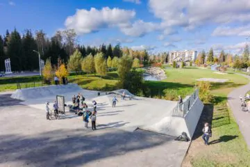 Бетонный скейт-парк в Агалатово превью 1